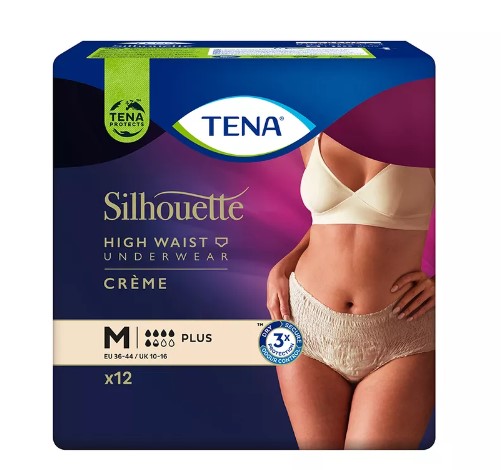 TENA SILHOUETTE Plus M creme Inkontinenz Pants